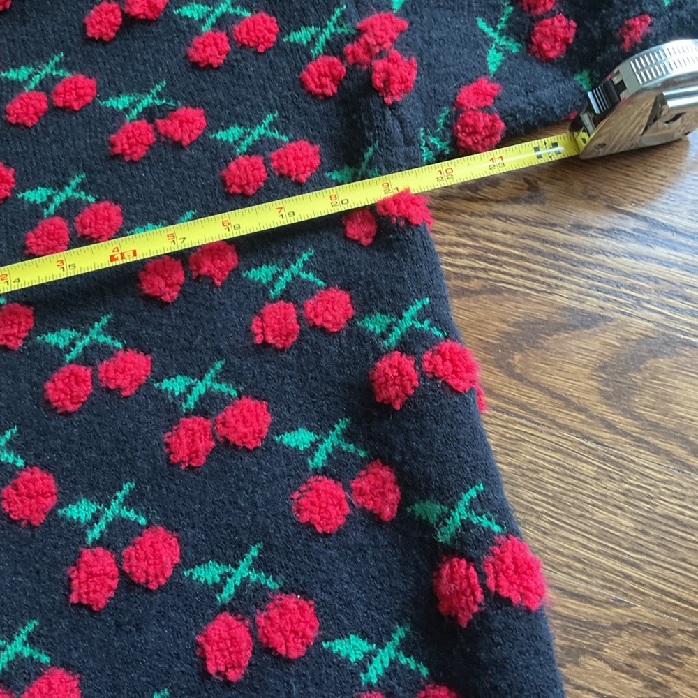 Cherry Patterned Sweater - image 8